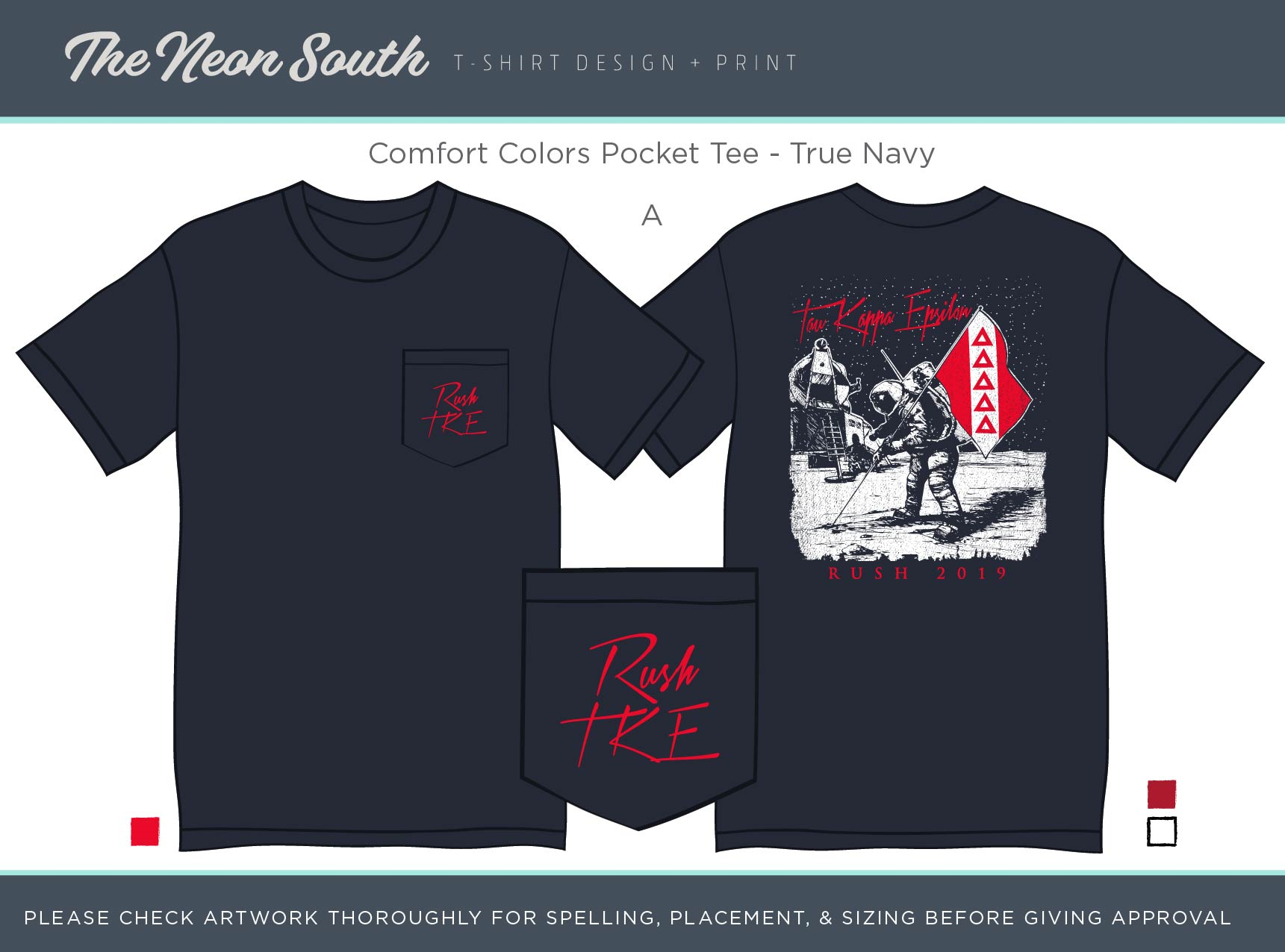 Rush 2024 tke shirts