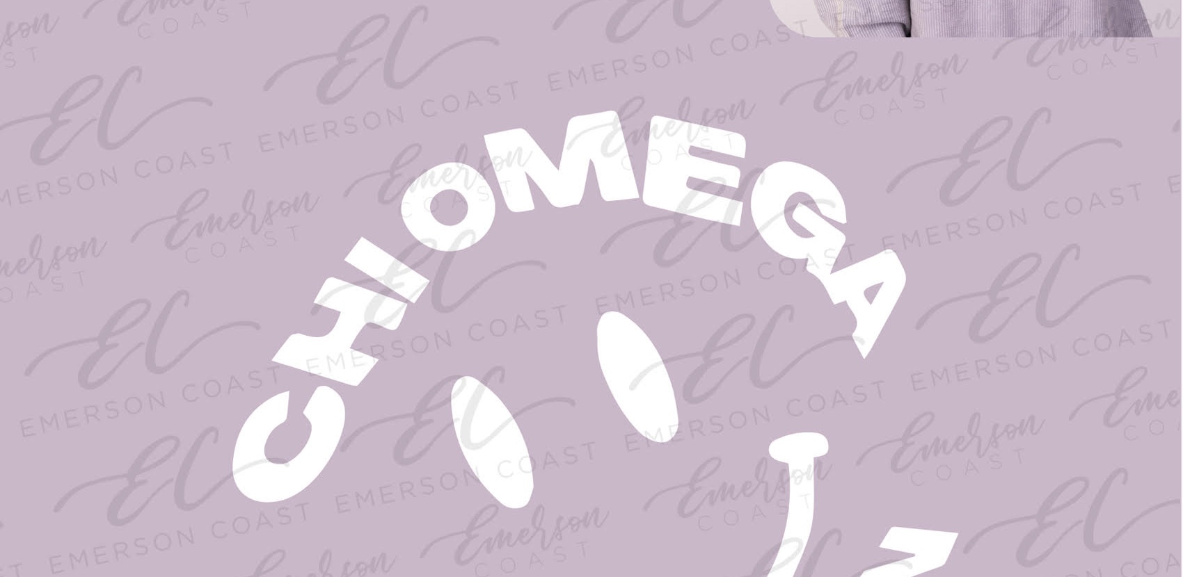 02031021 Chi Omega Southern University Collared Cord 2021