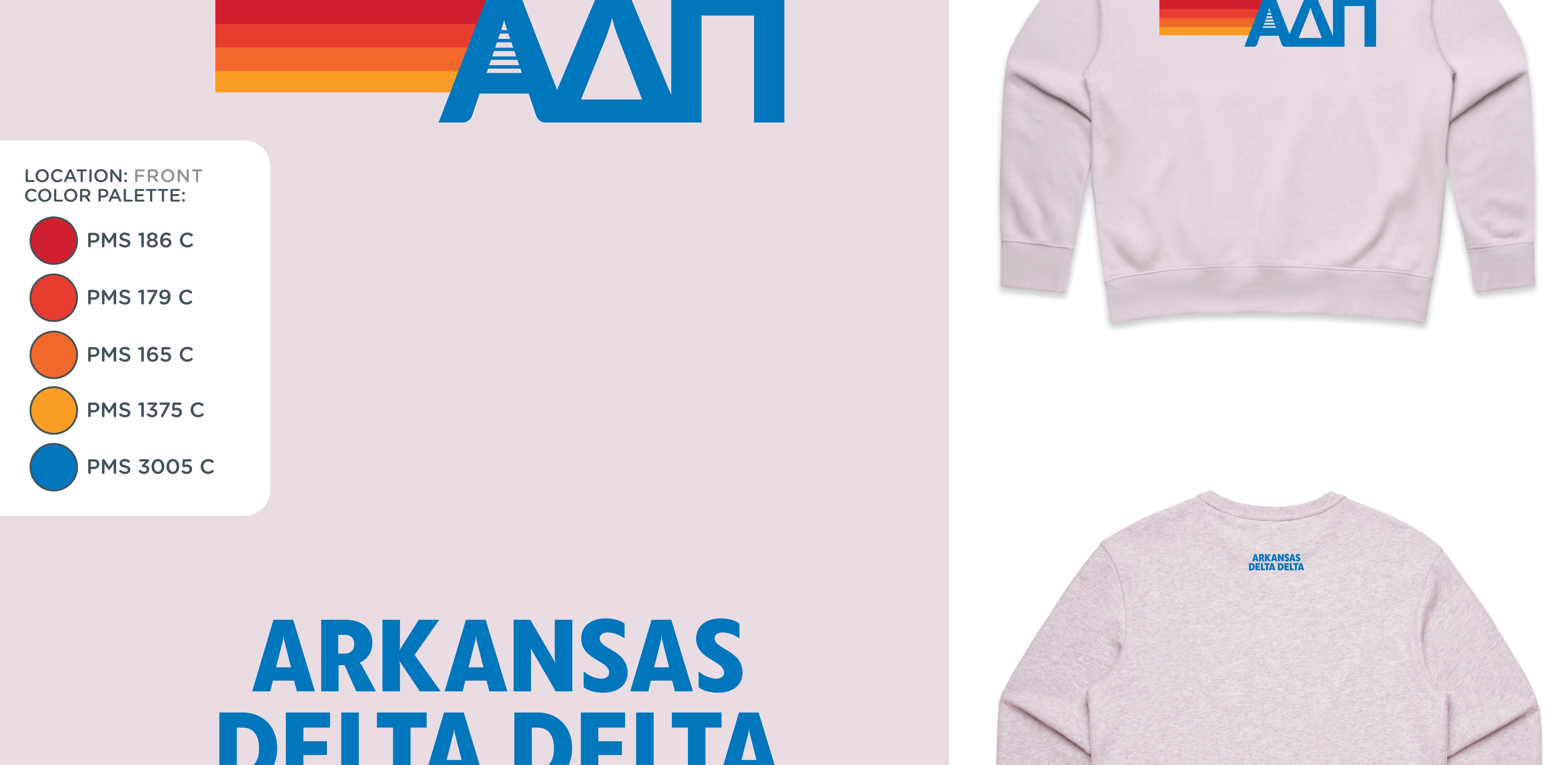 Alpha Delta Pi University of Arkansas PR Sweats Set - Gettie - Group ...